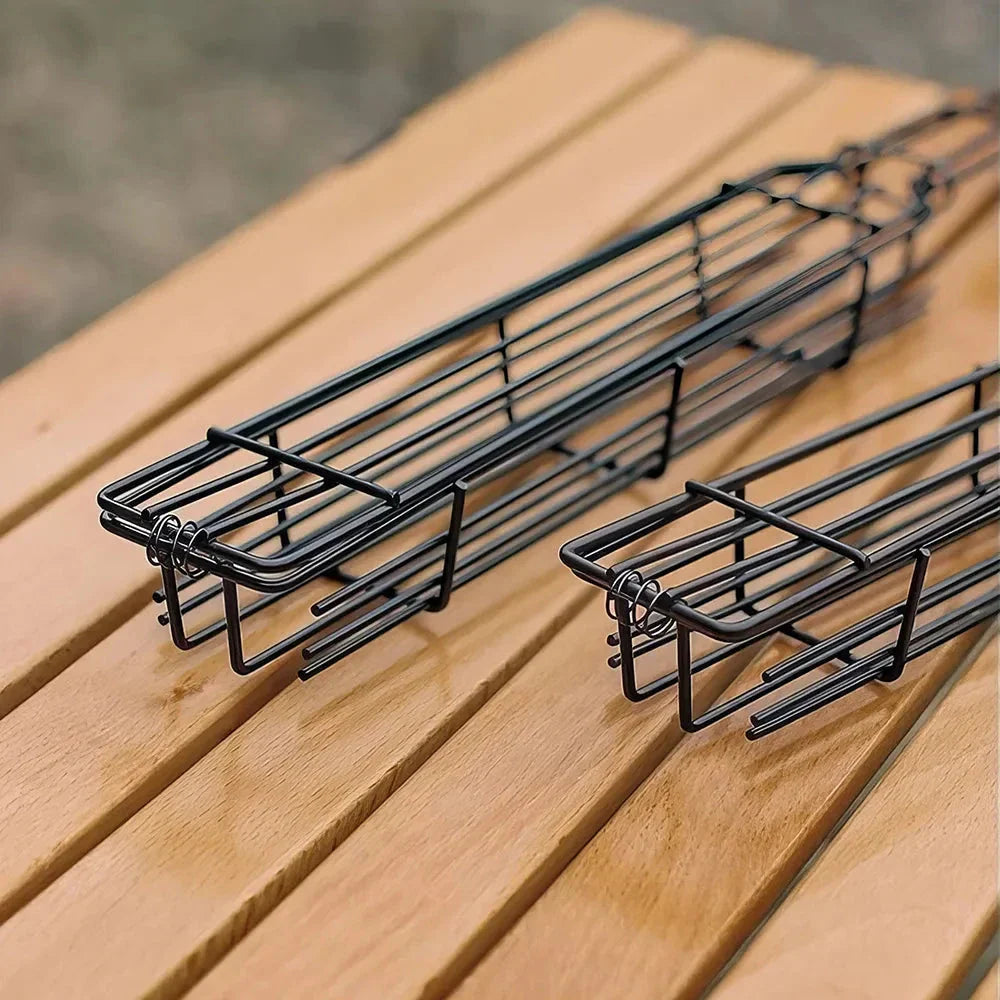 Premium Outdoor Barbecue Tool with Wooden Handle for Perfectly Grilled Meats, Vegetables, and Seafood