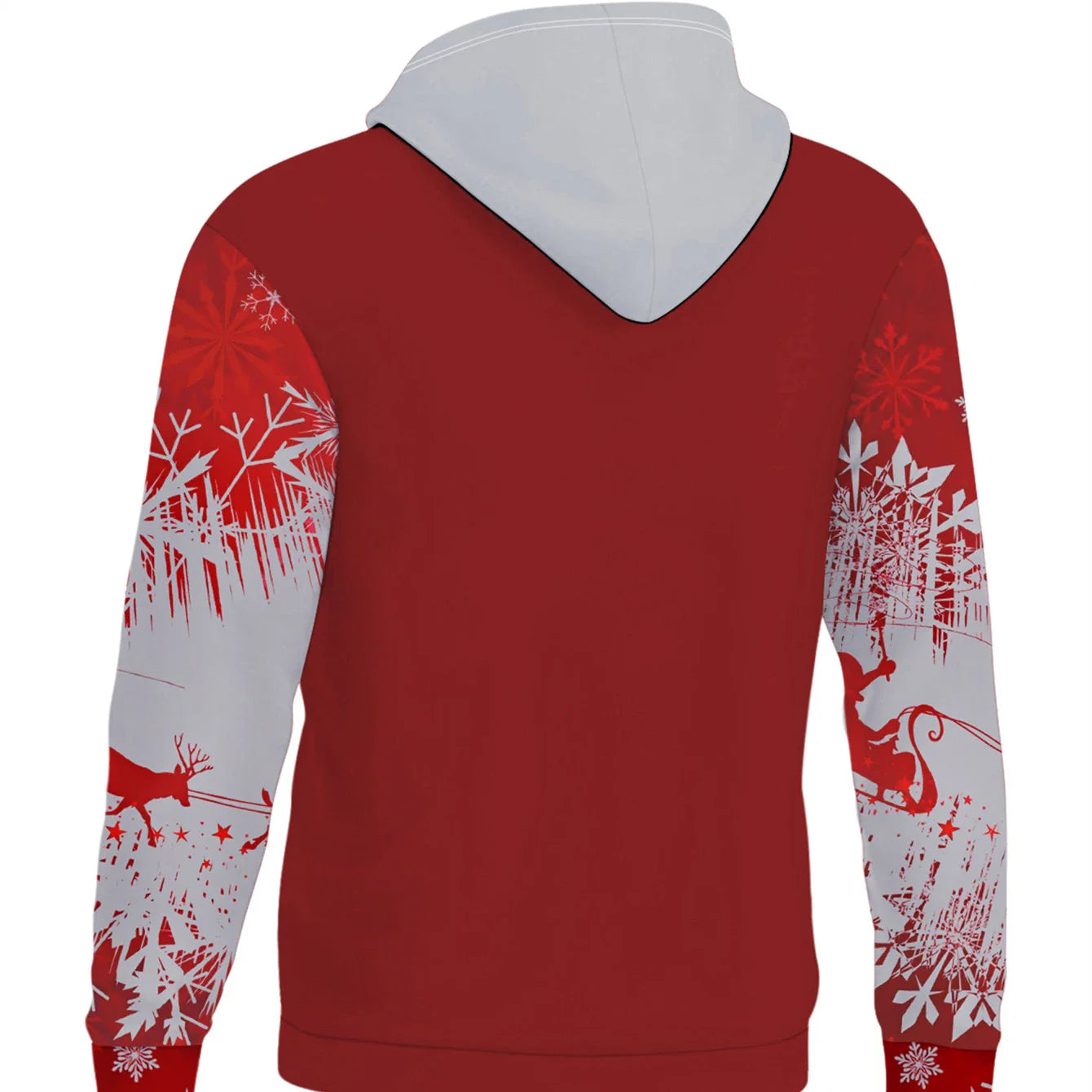 Premium men's festive jumper with delightful digital print design, crafted with premium polyester fibres for cosy, stylish winter wear