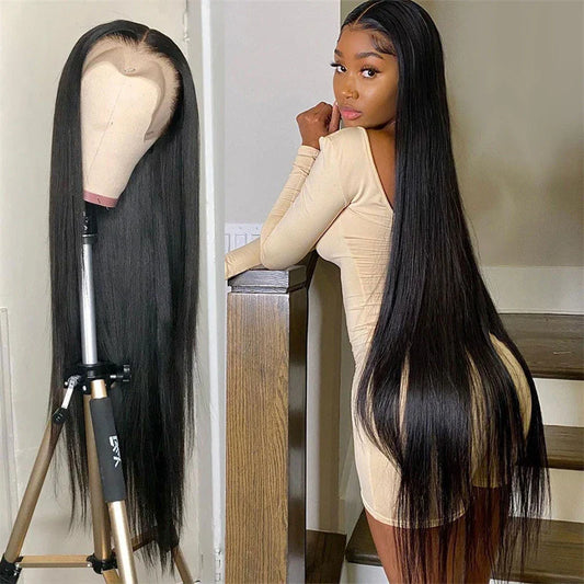 Premium high-temperature synthetic long straight hair cover in various colours