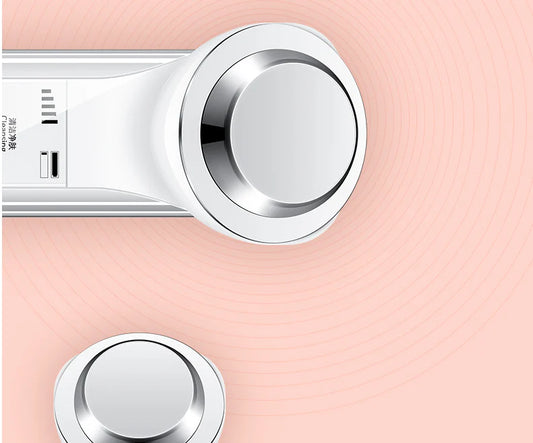Sleek and modern facial cleansing instrument with powerful blackhead removal and rejuvenating massage capabilities