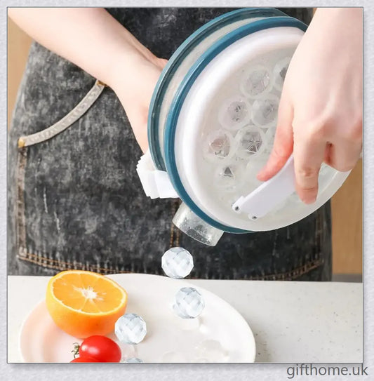 Premium 2-in-1 Ice Ball Maker with durable, leak-proof design for effortless cocktail chilling