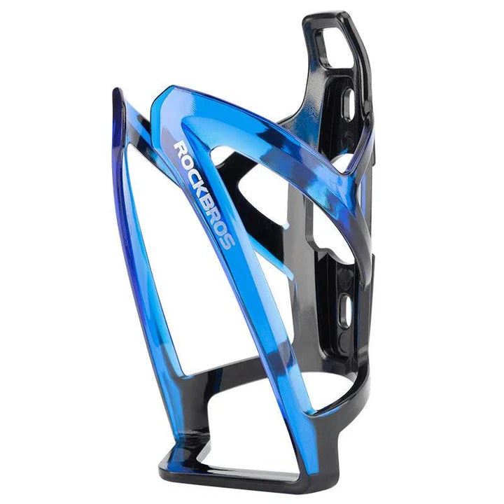 Stylish and lightweight cycling bottle holder in black with vibrant two-tone design, perfect for UK cyclists