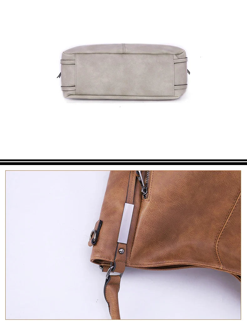 Fashionable PU Leather Bucket Bag with Spacious Interior and Comfortable Single Strap