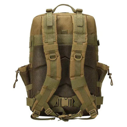 Premium Oxford Waterproof Backpack for Men with Large 45-Litre Capacity, Durable Construction, and Multiple Compartments
