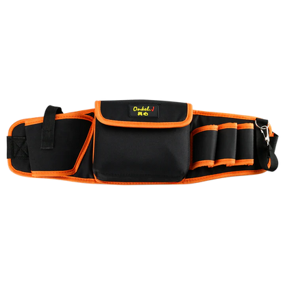 Premium Electrician's Tool Belt Organiser made from durable Oxford cloth with customisable tool slots and adjustable belt for hands-on tradespeople