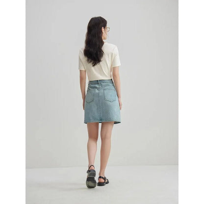 High Waist Denim Skirt for Women: Comfortable, Versatile, and Effortlessly Chic