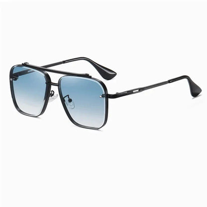 Sophisticated gradient pilot sunglasses with durable alloy frame and UV400 protected lenses for stylish British men