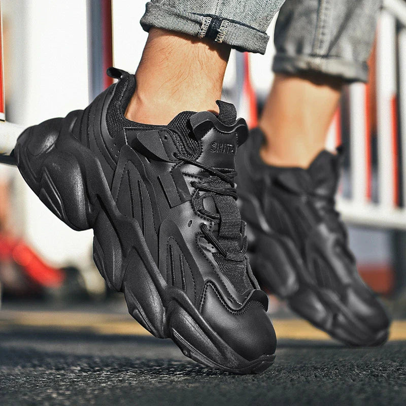 Premium casual trainers with a sleek, minimalist design and durable rubber sole for versatile, comfortable wear.