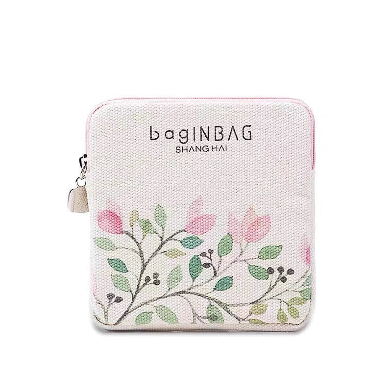 Mini Portable Sanitary Pad Pouch in Pink - Compact, Versatile, and Stylish Accessory for British Women