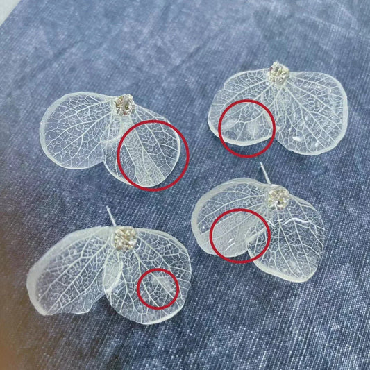 Elegant hydrangea flower air ear clips with mosquito coil functionality, made from premium alloy material