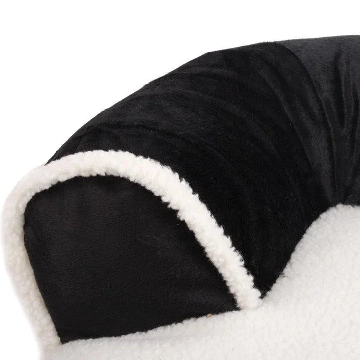 Luxury Comfy Pet Sofa Bed in multiple sizes, featuring plush fabric and modern design for ultimate relaxation and comfort for your furry friend.