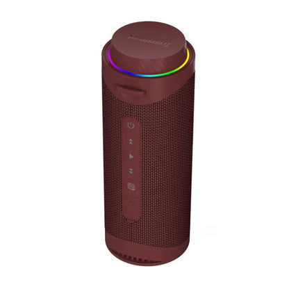 Immersive 360-degree surround sound Bluetooth speaker with vibrant LED light show for enhanced audio-visual experience