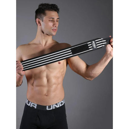 Premium Wrist Support Brace for Weightlifting and Fitness - Durable Nylon Construction, Adjustable Strap, and Extra Strength Design
