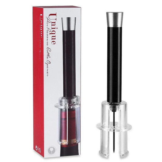 Premium aluminium air wine opener with sleek, modern design for effortless cork removal and smooth pouring