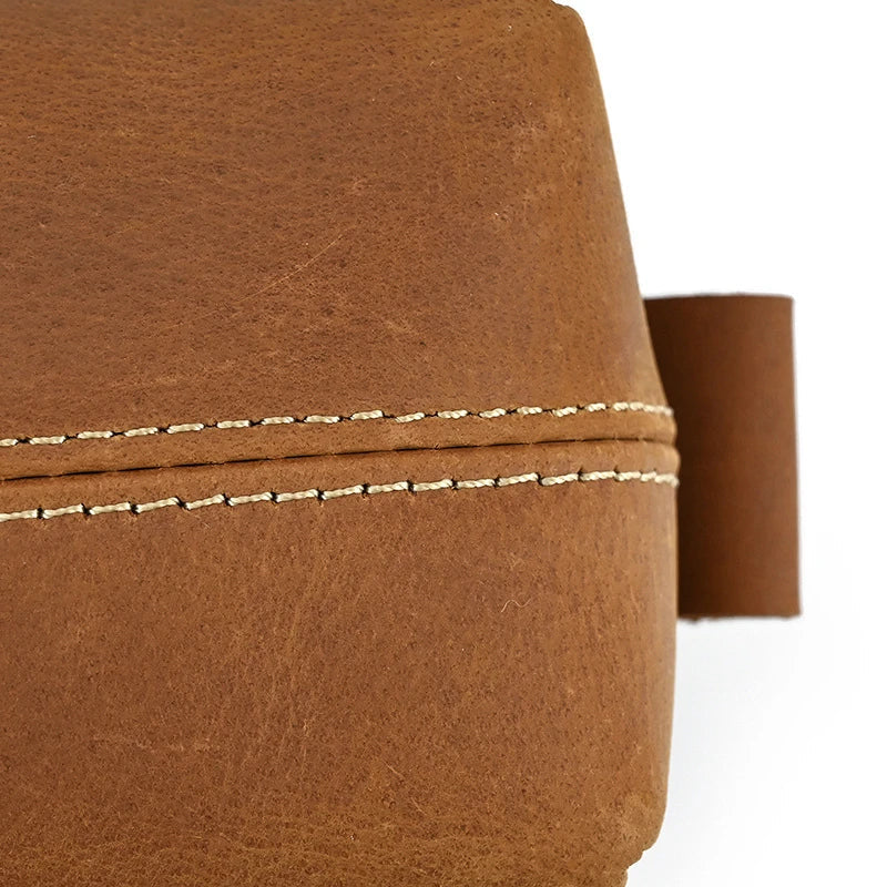 Premium leather clutch bag with multiple interior pockets, designed for the sophisticated British gentleman