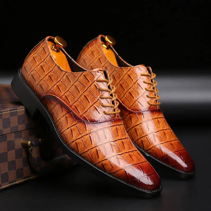 Premium British-made casual leather shoes in various colours, designed for plus-size men