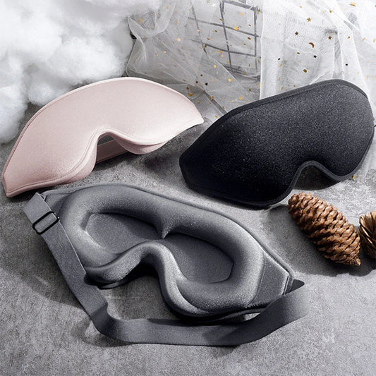 Premium 3D Sleep Mask with Memory Foam - Luxurious Comfort for Uninterrupted Slumber