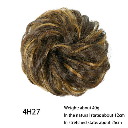 Messy Chignon Donut Hair Bun Pad - Effortless Elegance in a Stylish Hair Accessory