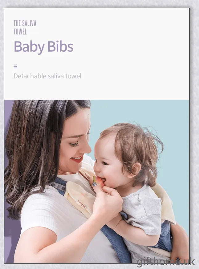 Ergonomic front-facing baby carrier with padded waist strap, lumbar support, and versatile wearing options for comfortable, secure travel with your little one.