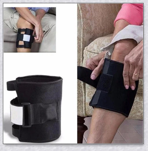 Discreet and adjustable sciatic nerve brace with patented pressure pad for targeted acupressure therapy to relieve back and leg pain