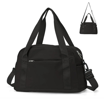 Spacious and durable cabin bag in beige colour, perfect for UK travellers