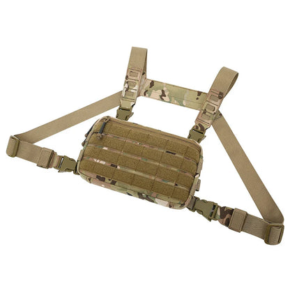 Premium Camouflage Tactical Vest with double shoulder straps, spacious capacity, and versatile camouflage patterns for outdoor adventures
