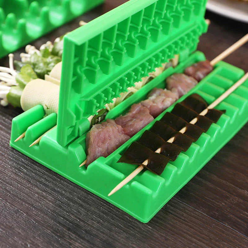 Multifunctional BBQ Skewers Tool for Effortless Grilling and Flawless Kebabs