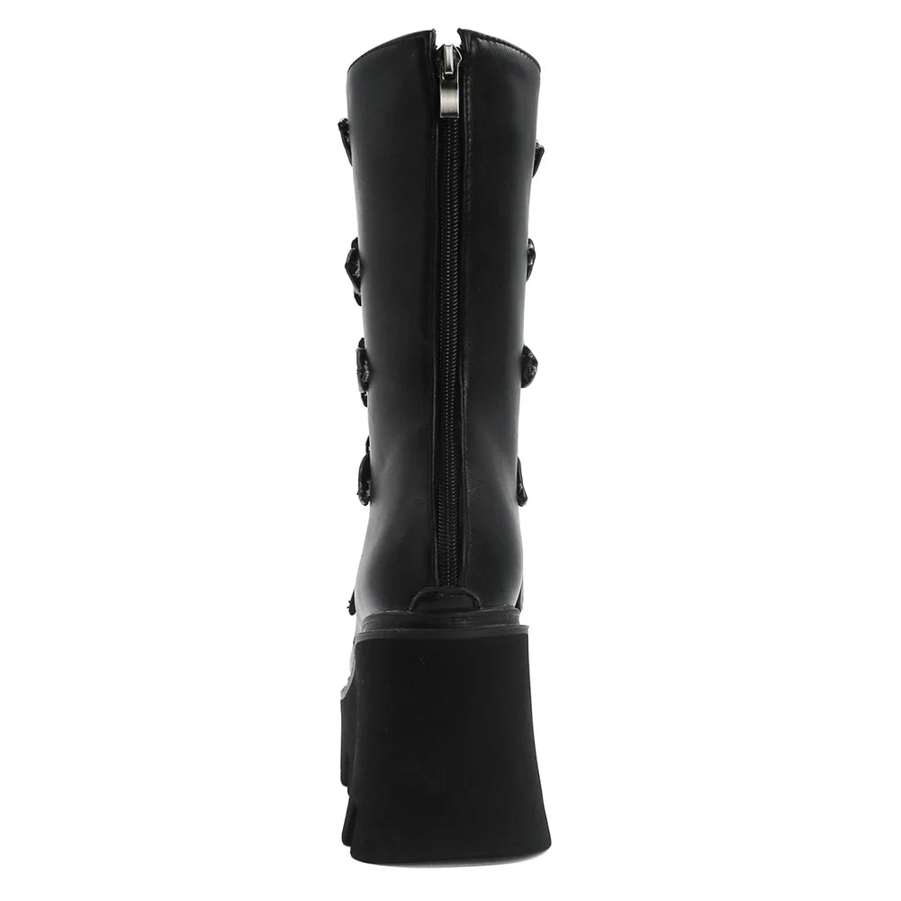 Premium middle-tube motorcycle boots with sleek European-inspired design, waterproof platform, and durable construction for British riders