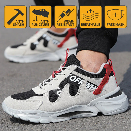Lightweight anti-static casual shoes in a variety of colours, designed for all-day comfort and style.
