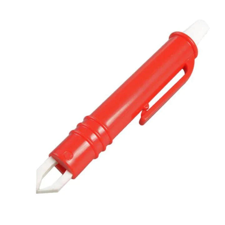 Premium Hair Tick Remover Grooming Tool for Pets, available in red and blue colours, designed to effectively remove ticks, fleas, and other pests from your pet's coat.