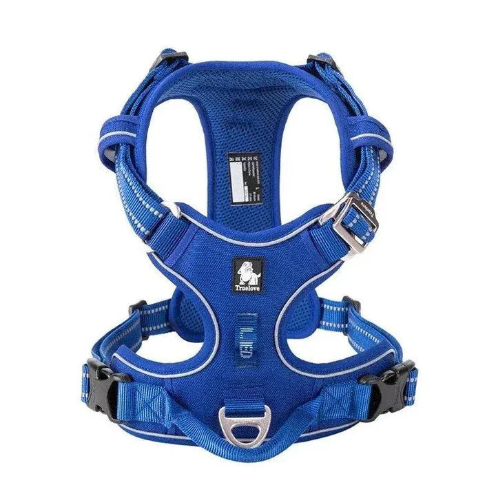 Premium explosion-proof reflective camouflage dog harness with aviation aluminium buckle for enhanced safety and visibility