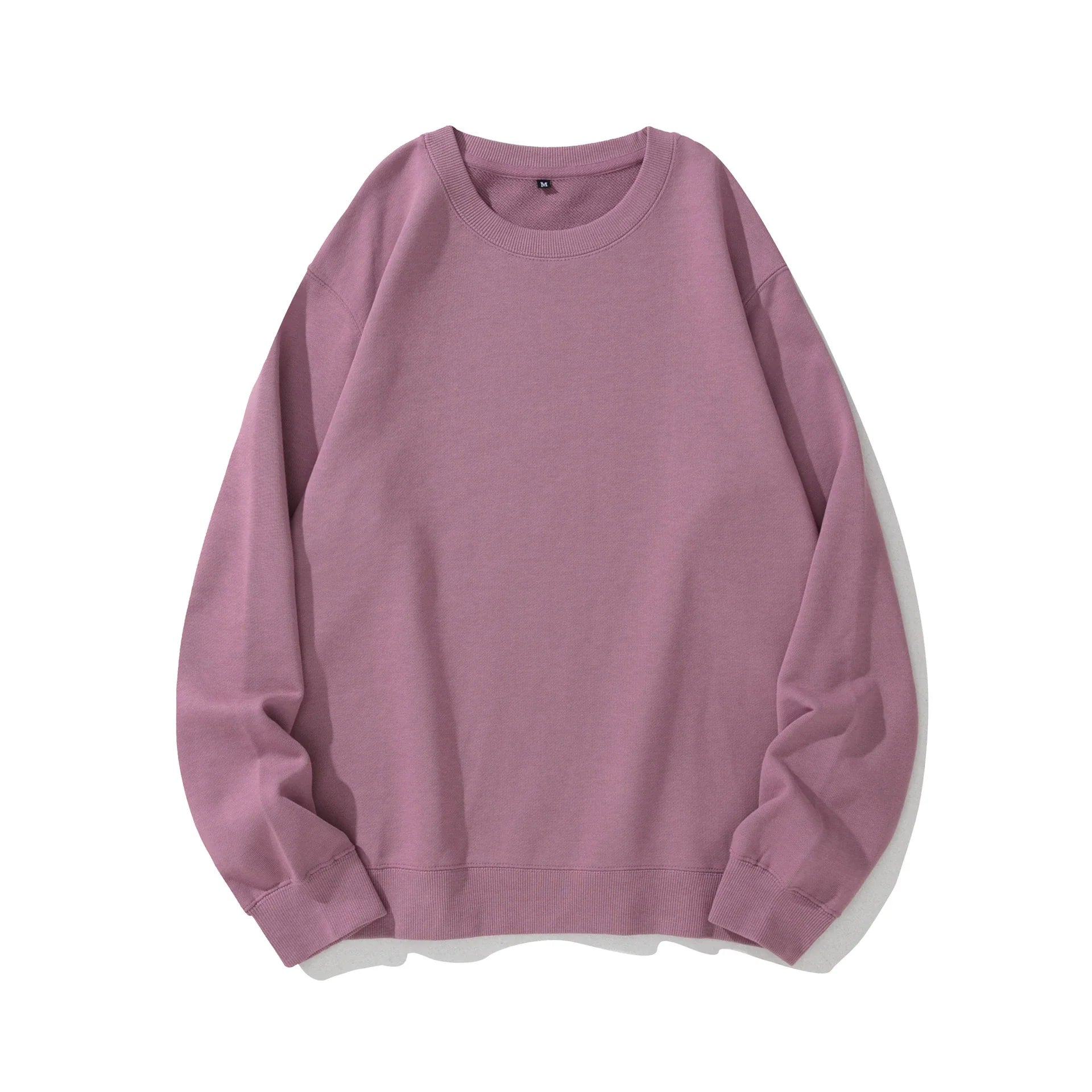 Premium heavyweight knitted jumper in a range of solid colours, made with soft cotton terry fabric for cosy comfort.