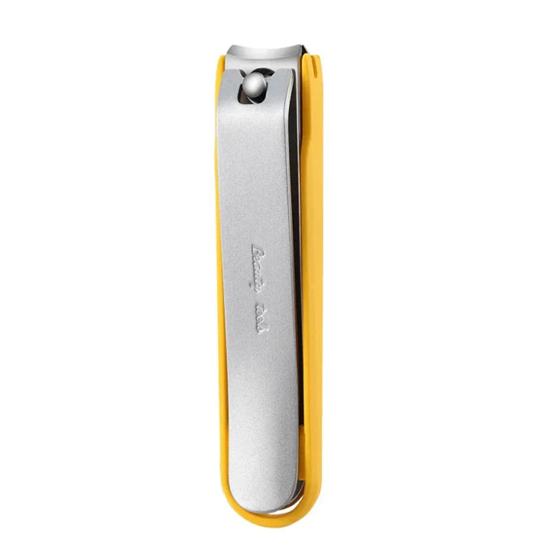 Premium stainless steel nail clippers with anti-splash design, detachable for easy cleaning, suitable for fingernails and toenails
