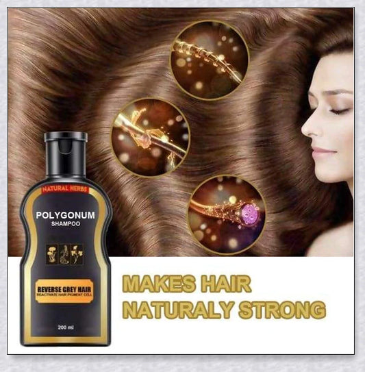 Grey Reverse Hair Colour Shampoo that restores natural hair pigment and promotes healthy hair growth