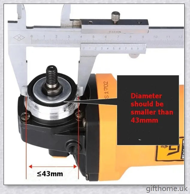 Angle grinder with attached chainsaw bracket, suitable for cutting wood, trees, and other DIY projects
