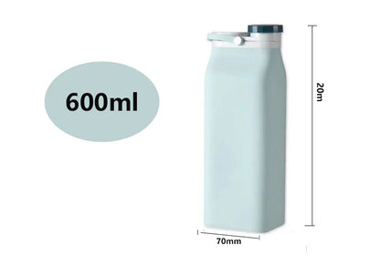 Compact and stylish folding cup made of soft silicone, available in various colours, perfect for on-the-go refreshment