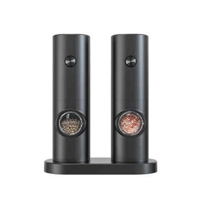 Premium compact electric spice grinder with adjustable coarseness settings, automatic operation, and durable construction for home and travel use