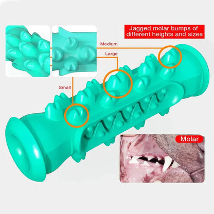 Premium dog dental chew stick toy with bristles for effective teeth cleaning and interactive play