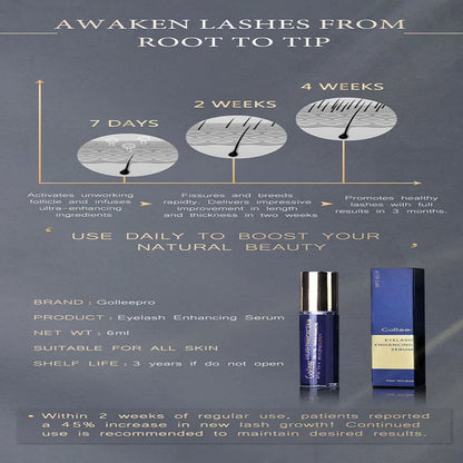 Premium eyelash nourishing solution for thicker and lush lashes