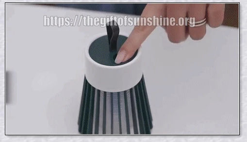 A versatile mosquito killer lamp that uses blue-violet light to attract and zap flying insects like mosquitoes, flies, and moths.