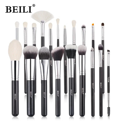 Professional 30-Piece Black Makeup Brush Set for Flawless Makeup Application