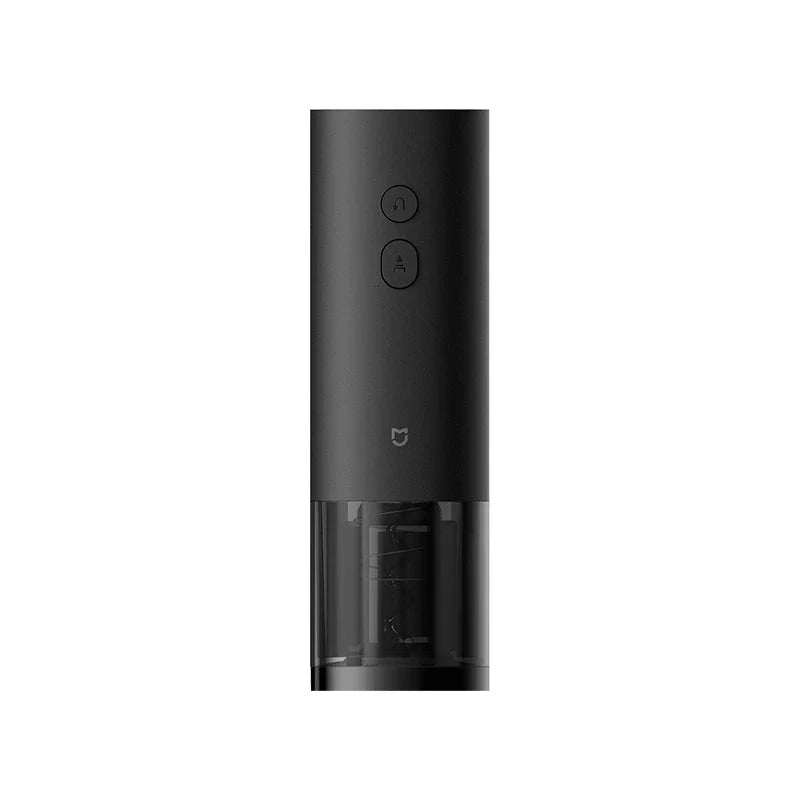 Automatic Electric Wine Bottle Opener with Concealed Foil Cutter in Sleek Black Finish