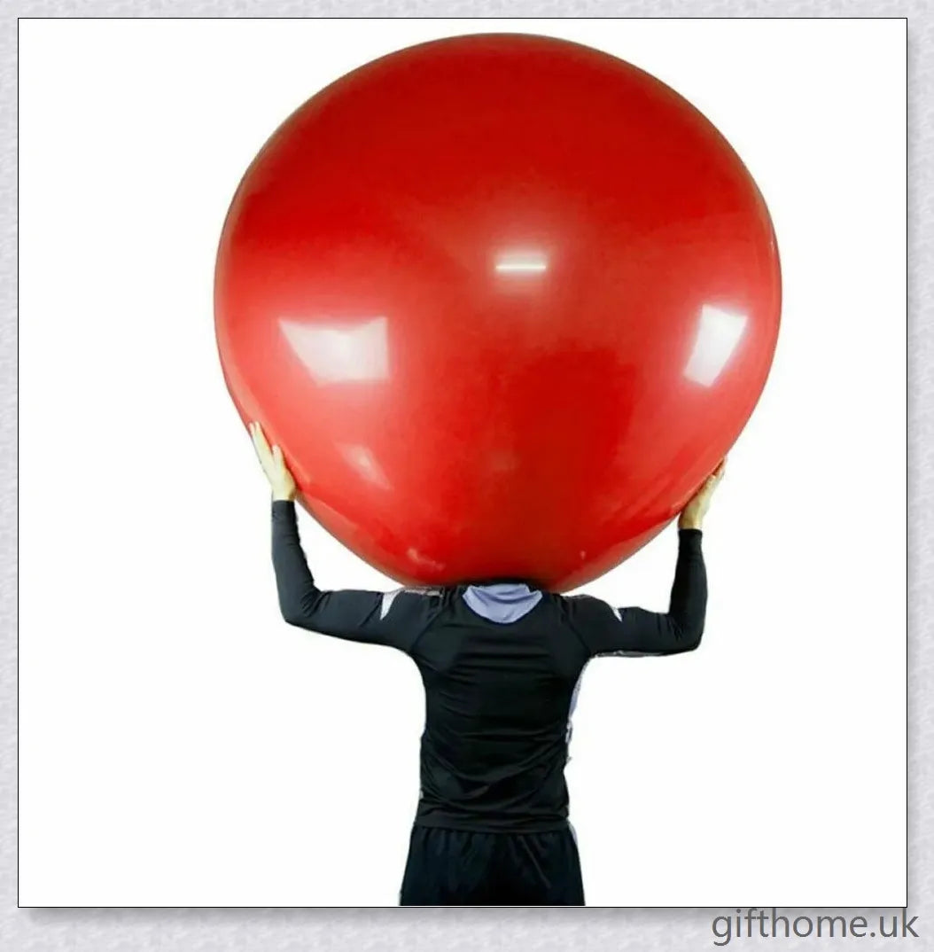 A giant inflatable balloon costume suitable for people of all sizes, providing hours of hilarious bouncing and jumping fun.