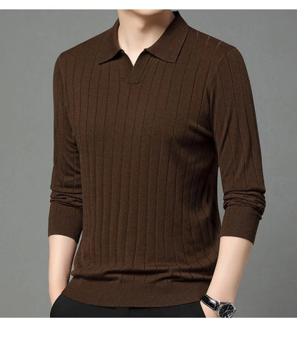 Men's autumn pullover sweater in various colours and sizes, featuring a cosy and versatile design for casual wear