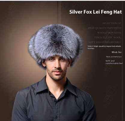 Premium insulated Ushanka hat made of durable artificial leather for optimal warmth and comfort in cold British weather