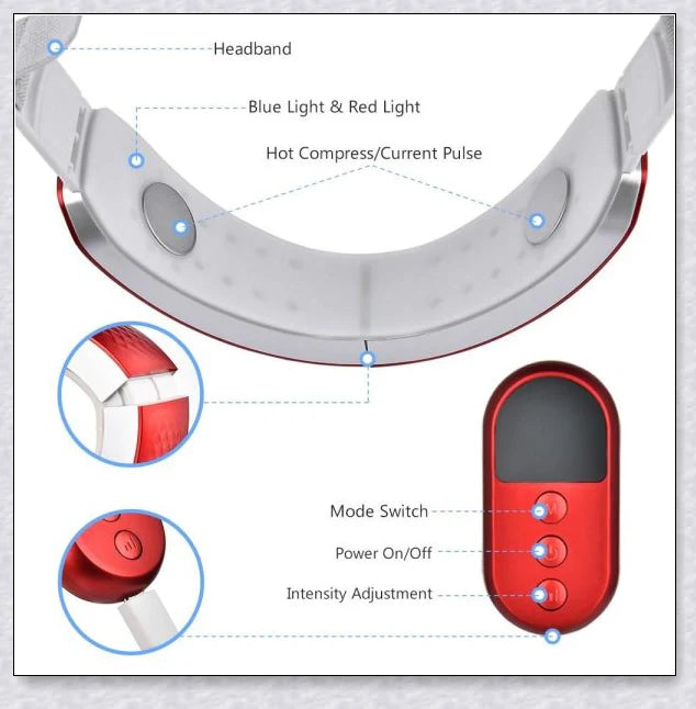 V-Line Face Slimming & Lifting Massager with LED light therapy, EMS massage, and infrared heating for skin tightening and double chin reduction