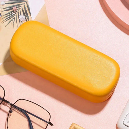 Candy-coloured PU sunglasses case with a soft, plush interior to protect your eyewear in style