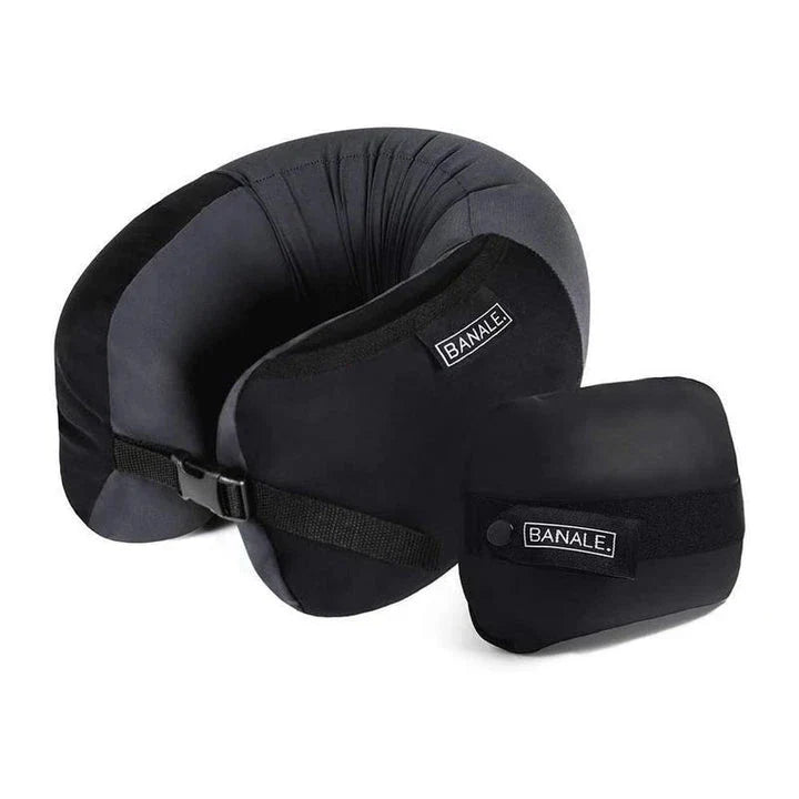 Premium Memory Foam Travel Pillow for Restful Journeys - Compact, Portable, and Supportive Design