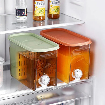 Premium British-Made Home Refrigerator Water Cooler with Tap, featuring a sleek and contemporary design for modern kitchens.