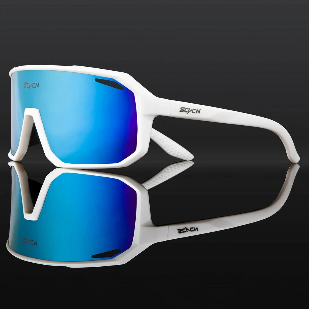 Multi-Sport UV400 Polycarbonate Sunglasses with TR-90 Frame for Cycling, Hiking, and Outdoor Activities